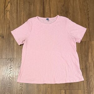 Old Navy Light Pink Luxe Tee